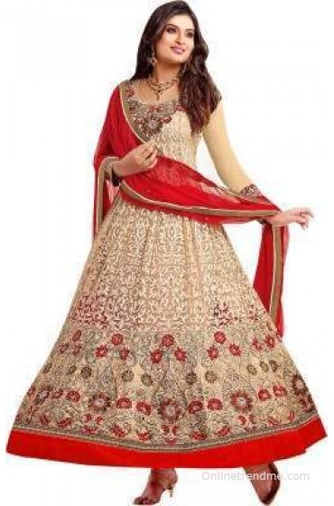 Giftsnfriends Georgette Self Design Salwar Suit Dupatta Material